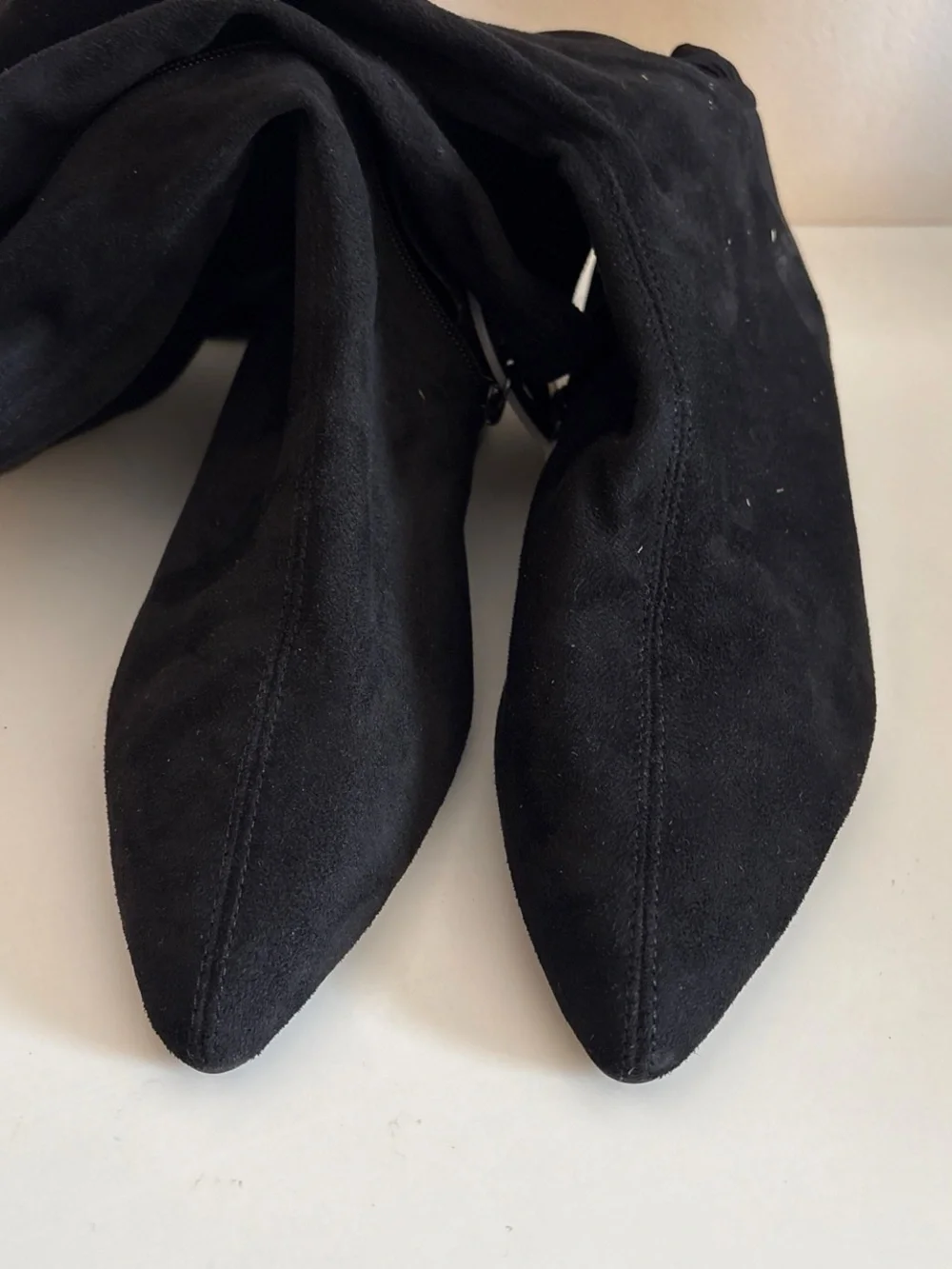 Like new Zara Black Over-the-Knee Pointed Toe Boots - Women's 8 us